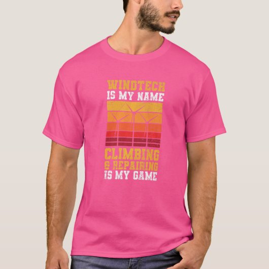 Offerte voor windturbine voor een windtechnicus t-shirt (Voorkant)