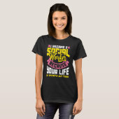 Offerte waardering sociaal werker t-shirt (Voorkant volledig)