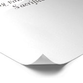 Offerteer Citaten Inspirerende Typografie Kunst Poster (Hoek)