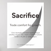 Offerteer Citaten Inspirerende Typografie Kunst Poster (Voorkant)