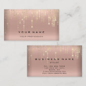 Offertenbord Goud Roos goudstrengen Visitekaartje (Voorkant / Achterkant)