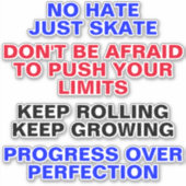 Offertes & Gezegden - Street Skateboard Stickers (Voorkant)