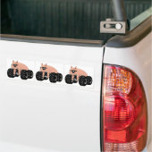 Offertes Hedmark - 3 Varkens witte sticker (Op Truck)