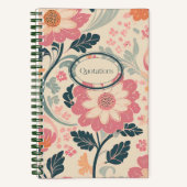 "Offertes" Pink 60s Vibes Quote Journal Notitieboek (Voorkant)