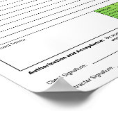 Offerteschatting Taak Voorstel Formulieren Aanneme Poster (Hoek)