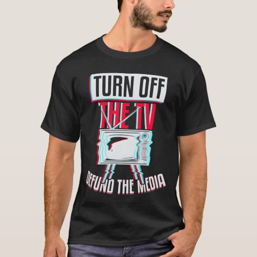 OffheV Defund Media jongen T-shirt (Voorkant)