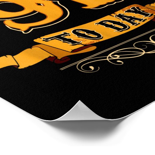 Offically 91 Years Old Today 91st Birthday Gift  Poster (Hoek)