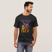 Office Boo Crew  Halloween Team Spirit Poste T-shirt (Voorkant volledig)