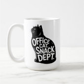 Office Cat Snack Department Workplace Humor Koffiemok (Links)