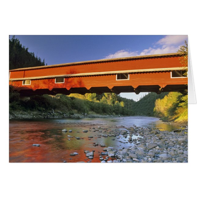 Office Covered Bridge de langste in Oregon op 2 (Voorkant Horizontaal)