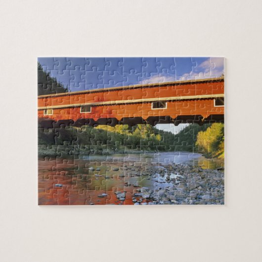 Office Covered Bridge de langste in Oregon op 2 Legpuzzel (Horizontaal)