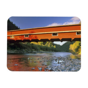 Office Covered Bridge de langste in Oregon op 2 Magneet