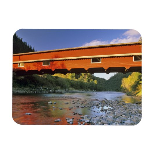 Office Covered Bridge de langste in Oregon op 2 Magneet (Horizontaal)