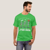 Office Crew Skeleton Dancing Halloween School Secr T-shirt (Voorkant volledig)