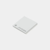 Office Custom Modern Simple Logo From the Desk of Post-it® Notes (Schuin)