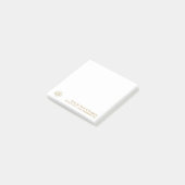 Office Custom Modern Simple Logo From the Desk of Post-it® Notes (Schuin)