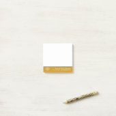 Office Custom Modern Simple Logo From the Desk of Post-it® Notes (Op bureau)