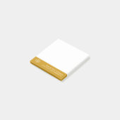 Office Custom Modern Simple Logo From the Desk of Post-it® Notes (Schuin)