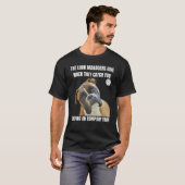 Office Dog Employee Social Loafing Job  Manager T-shirt (Voorkant volledig)