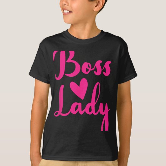 Office Employee Bosses Day Female Boss Ceo Manager T-shirt (Voorkant)