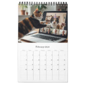 Office Fun Cats Calendar 2026 / Cat Photo Calendar Kalender (Feb 2026)