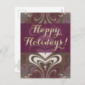 Office Holiday Postcard Feestdagenkaart (Voorkant / Achterkant)