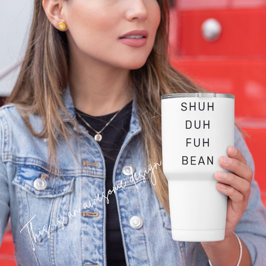 Office Humor: Grappig Gezegde Modern Birthday Vibe Reisbeker