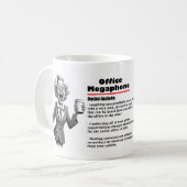 Office Humor Kantoor Megaphone Koffie Mok (Voorkant links)