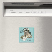 Office Humor Sloth Cartoon Magnet (Insitu (Vaatwasser))