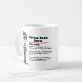 Office Humor Tech Guru Coffee Mok 2 (Voorkant links)