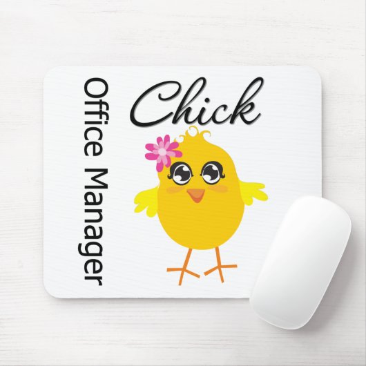 Office Manager Chick Muismat (Met muis)