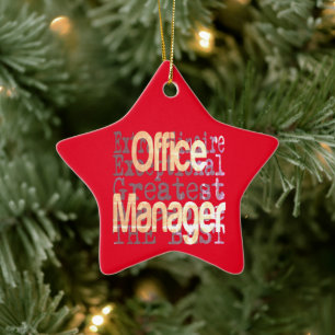 Office Manager Extraordinaire Keramisch Ornament