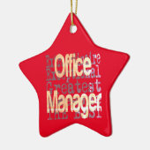 Office Manager Extraordinaire Keramisch Ornament (Links)