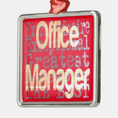 Office Manager Extraordinaire Metalen Ornament (Links)