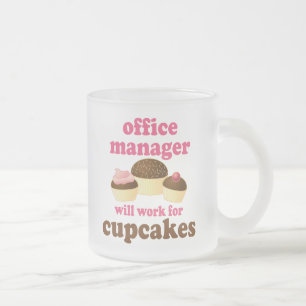 Office Manager (Funny) Gift Matglas Koffiemok