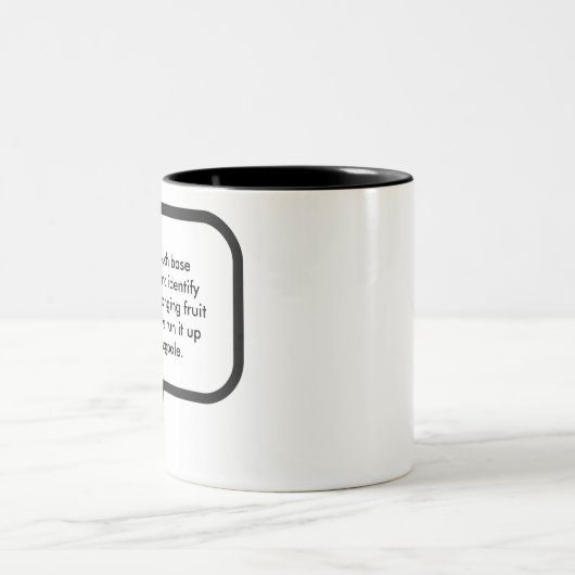 Office Manager Jargon Tweekleurige Koffiemok (Center)