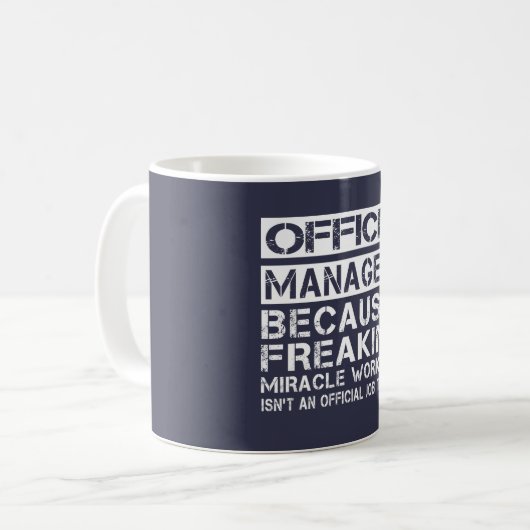 OFFICE MANAGER KOFFIEMOK (Voorkant links)