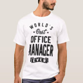 Office Manager T-shirt (Voorkant)