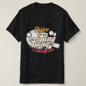 Office Ping Pong Champion T-shirt (Design voorkant)