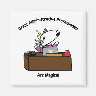 Office Professional Unicorn Personaliseren Magneet