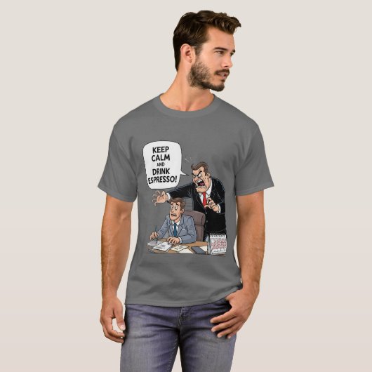 Office Scream T-shirt (Voorkant volledig)