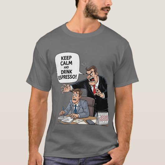 Office Scream T-shirt (Voorkant)