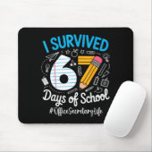 Office Secretary Survived 67 Days Of School Humor Muismat (Met muis)