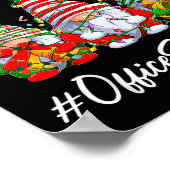 Office Staff Crew Funny Everything Is Fine Christm Poster (Hoek)