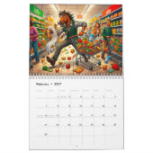 Office Stallion - Een Jaar van Bedrijfschaos Kalender (Feb 2027)