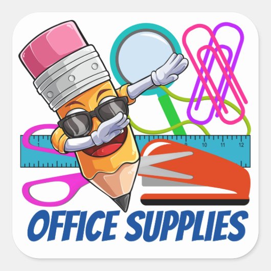 Office Supplies STICKER (Voorkant)