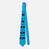 Office tie with elegant blue colour stropdas (Voorkant)