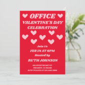Office Valentine’s Day Celebration Kaart (Staand voorkant)