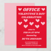 Office Valentine’s Day Celebration Kaart (Voorkant / Achterkant)
