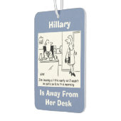 Office Worker vertrekt vroeg Luchtverfrisser (Links)